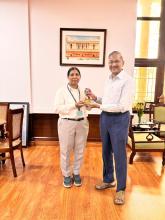 One Gold Medal and One Silver Medal won by Smt. Rajni Malik, UDC of National Archives of India on 18-20 April 2025 in Delhi State Classic and Equipped Powerlifting Championship held in Delhi.
